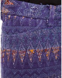 Женские темно-синие шорты с принтом от IRO