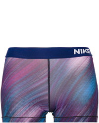 Женские темно-синие шорты с принтом от Nike