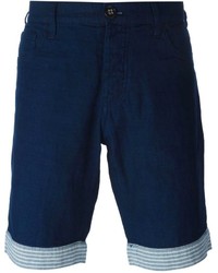 Мужские темно-синие шорты от Armani Jeans