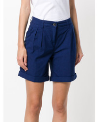 Женские темно-синие шорты от Fay