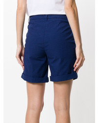 Женские темно-синие шорты от Fay