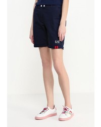 Женские темно-синие шорты от EA7