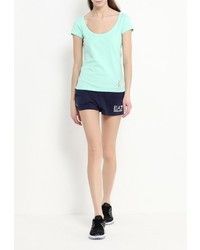 Женские темно-синие шорты от EA7