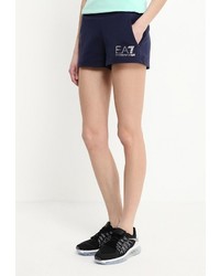 Женские темно-синие шорты от EA7