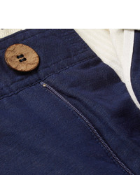 Мужские темно-синие шорты от Oliver Spencer