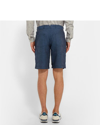 Мужские темно-синие шорты от Oliver Spencer