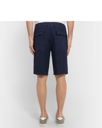 Мужские темно-синие шорты от Brunello Cucinelli