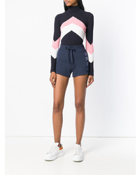 Женские темно-синие шорты от DKNY