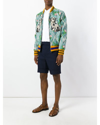 Мужские темно-синие шорты от Gucci