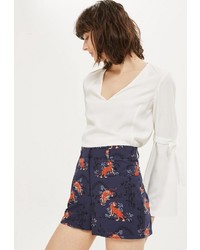 Женские темно-синие шорты от Topshop