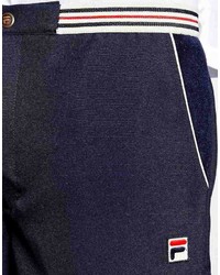 Мужские темно-синие шорты от Fila