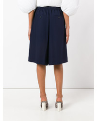Женские темно-синие шорты от Jil Sander