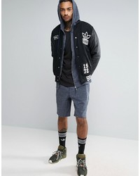 Мужские темно-синие шорты от adidas