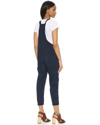 Темно-синие штаны-комбинезон от The Great