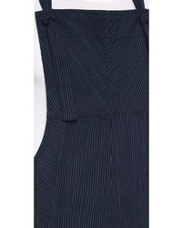 Темно-синие штаны-комбинезон от The Great