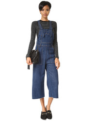 Темно-синие штаны-комбинезон от Siwy