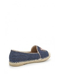 Женские темно-синие эспадрильи от Sergio Todzi