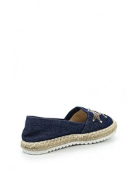 Женские темно-синие эспадрильи от Super Mode