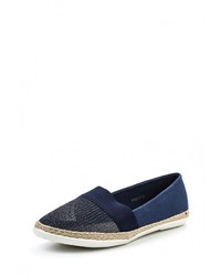 Женские темно-синие эспадрильи от Tom &amp; Eva