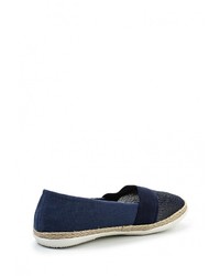 Женские темно-синие эспадрильи от Tom &amp; Eva