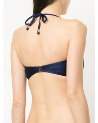 Темно-синий бикини-топ от Suboo