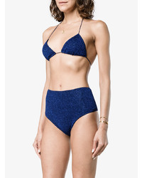 Темно-синий бикини-топ от Oseree
