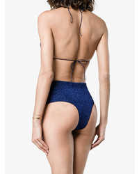 Темно-синий бикини-топ от Oseree