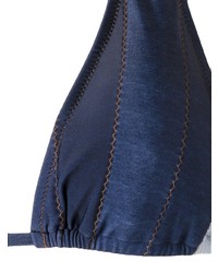 Темно-синий бикини-топ от Amir Slama