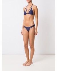 Темно-синий бикини-топ от Amir Slama