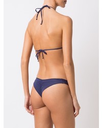 Темно-синий бикини-топ от Amir Slama