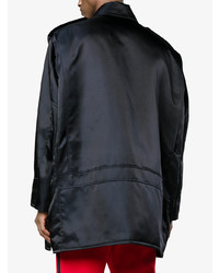 Мужской темно-синий бомбер из саржи от Calvin Klein 205W39nyc