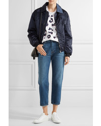 Женский темно-синий бомбер от Markus Lupfer