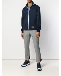 Мужской темно-синий бомбер от Prada