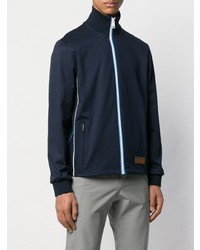 Мужской темно-синий бомбер от Prada