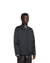 Мужской темно-синий бомбер от Valentino