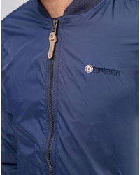 Мужской темно-синий бомбер от Lambretta