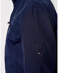 Мужской темно-синий бомбер от Tommy Hilfiger