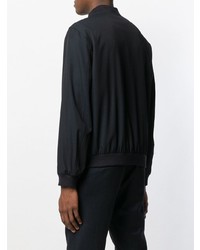 Мужской темно-синий бомбер от Salvatore Ferragamo