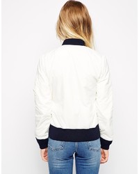 Женский темно-синий бомбер от Schott NYC