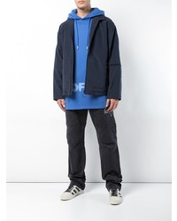 Мужской темно-синий бомбер от Off-White