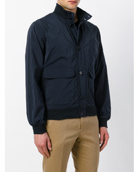 Мужской темно-синий бомбер от Aspesi