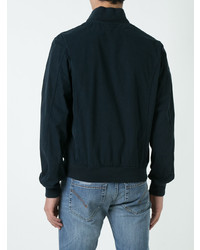 Мужской темно-синий бомбер от Aspesi