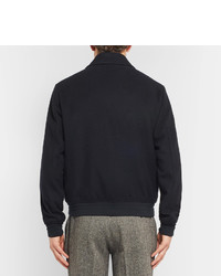 Мужской темно-синий бомбер от Hardy Amies