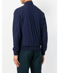 Мужской темно-синий бомбер от Blauer