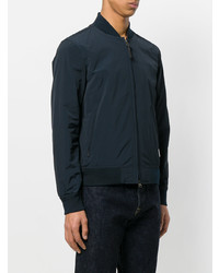 Мужской темно-синий бомбер от Woolrich