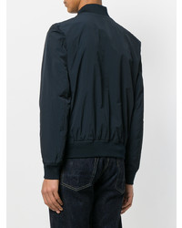 Мужской темно-синий бомбер от Woolrich