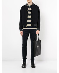 Мужской темно-синий бомбер от Kent & Curwen