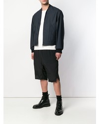 Мужской темно-синий бомбер от Jil Sander