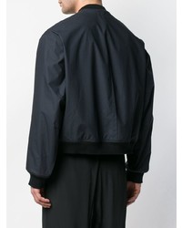 Мужской темно-синий бомбер от Jil Sander