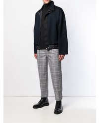 Мужской темно-синий бомбер от Oamc